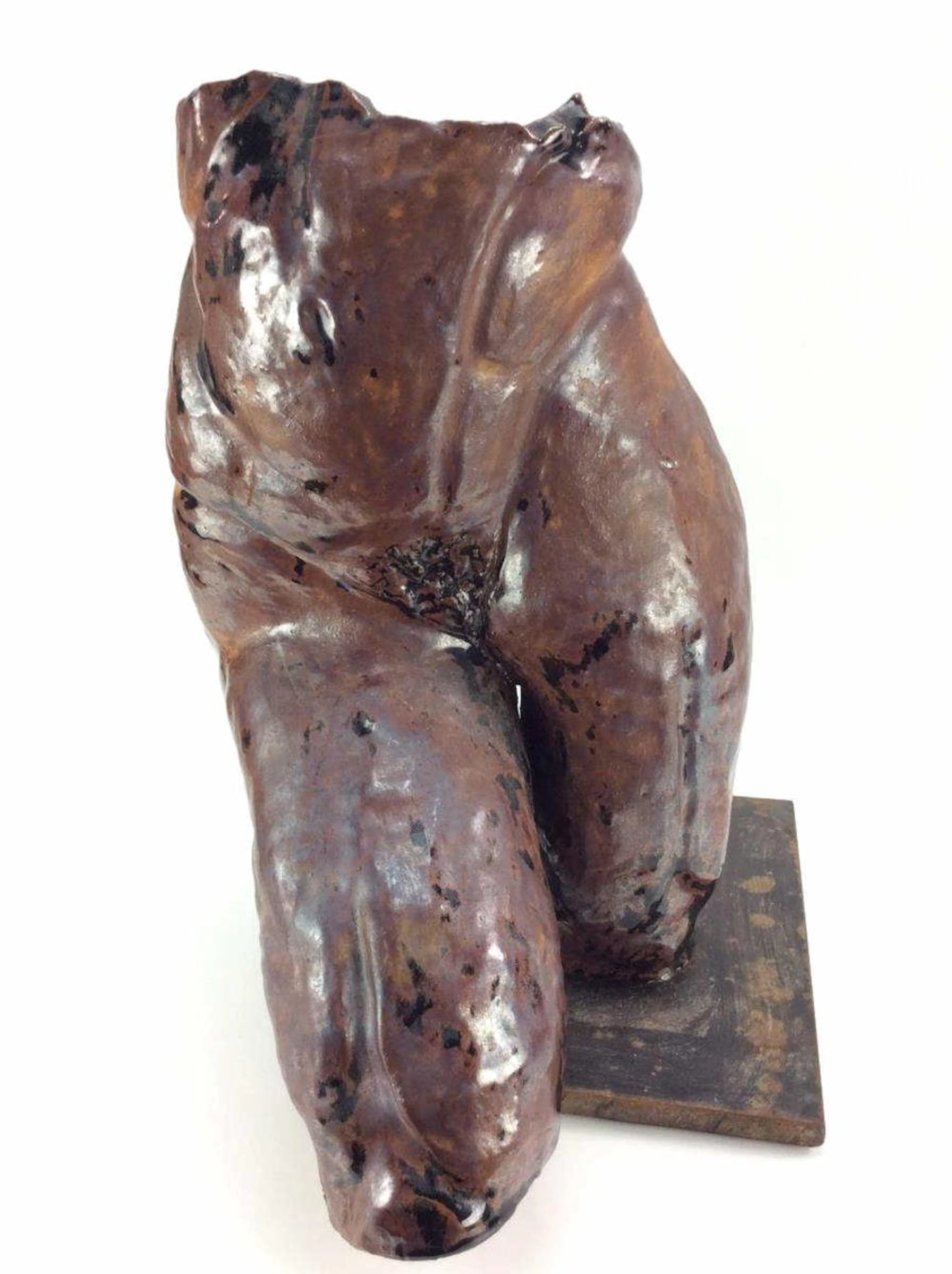 Hand Made Artist Glazed Nude Female Art Pottery