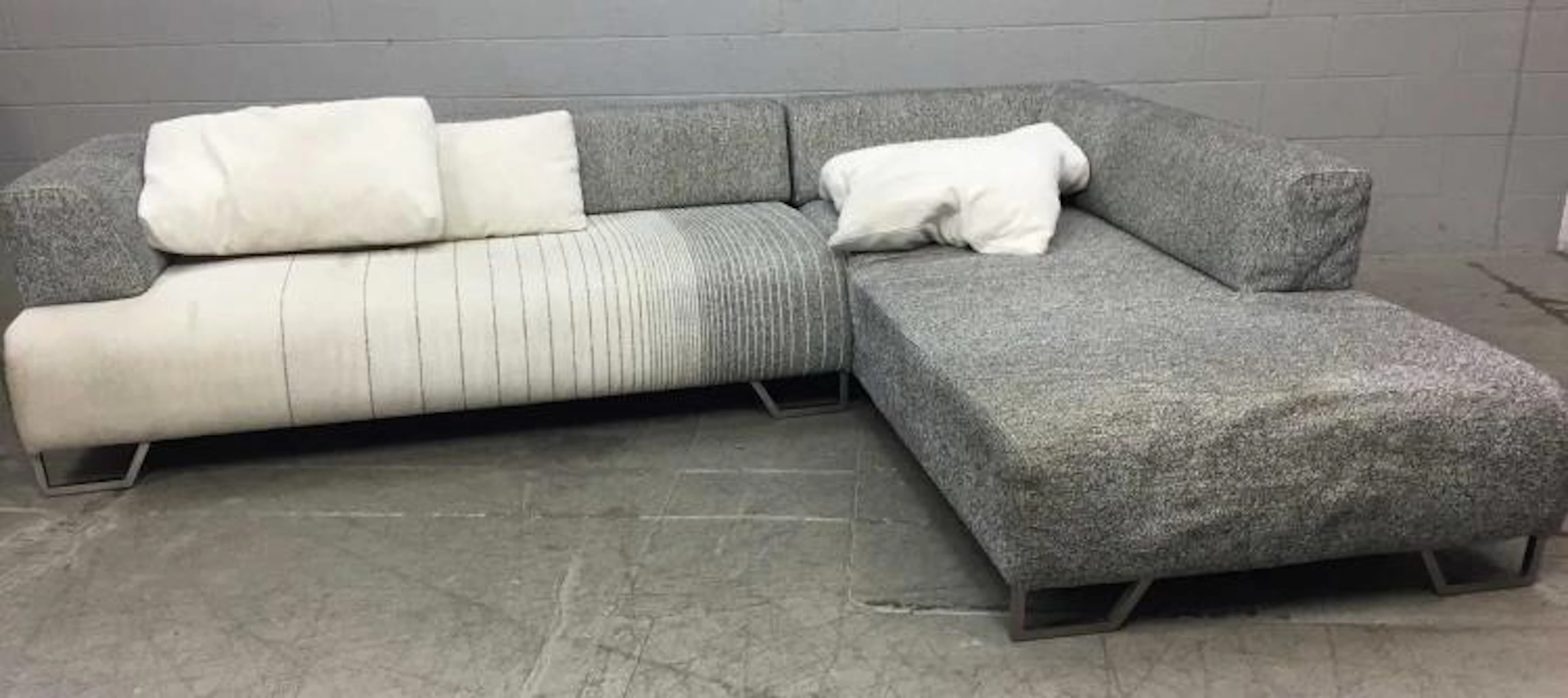 Natuzzi Modern Style Sectional Sofa Couch
