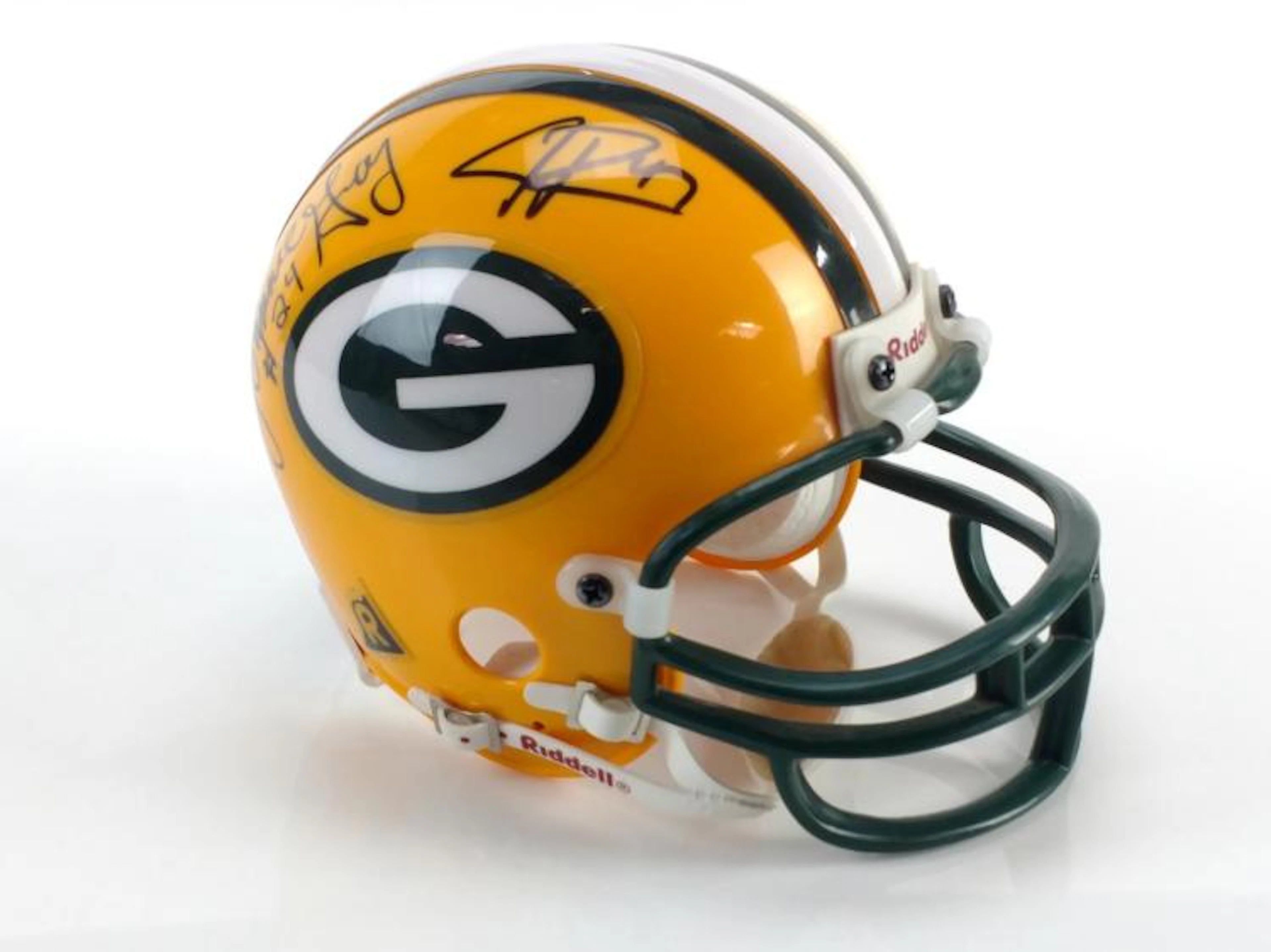 Autograph Signed Green Bay Packers Mini Helmet