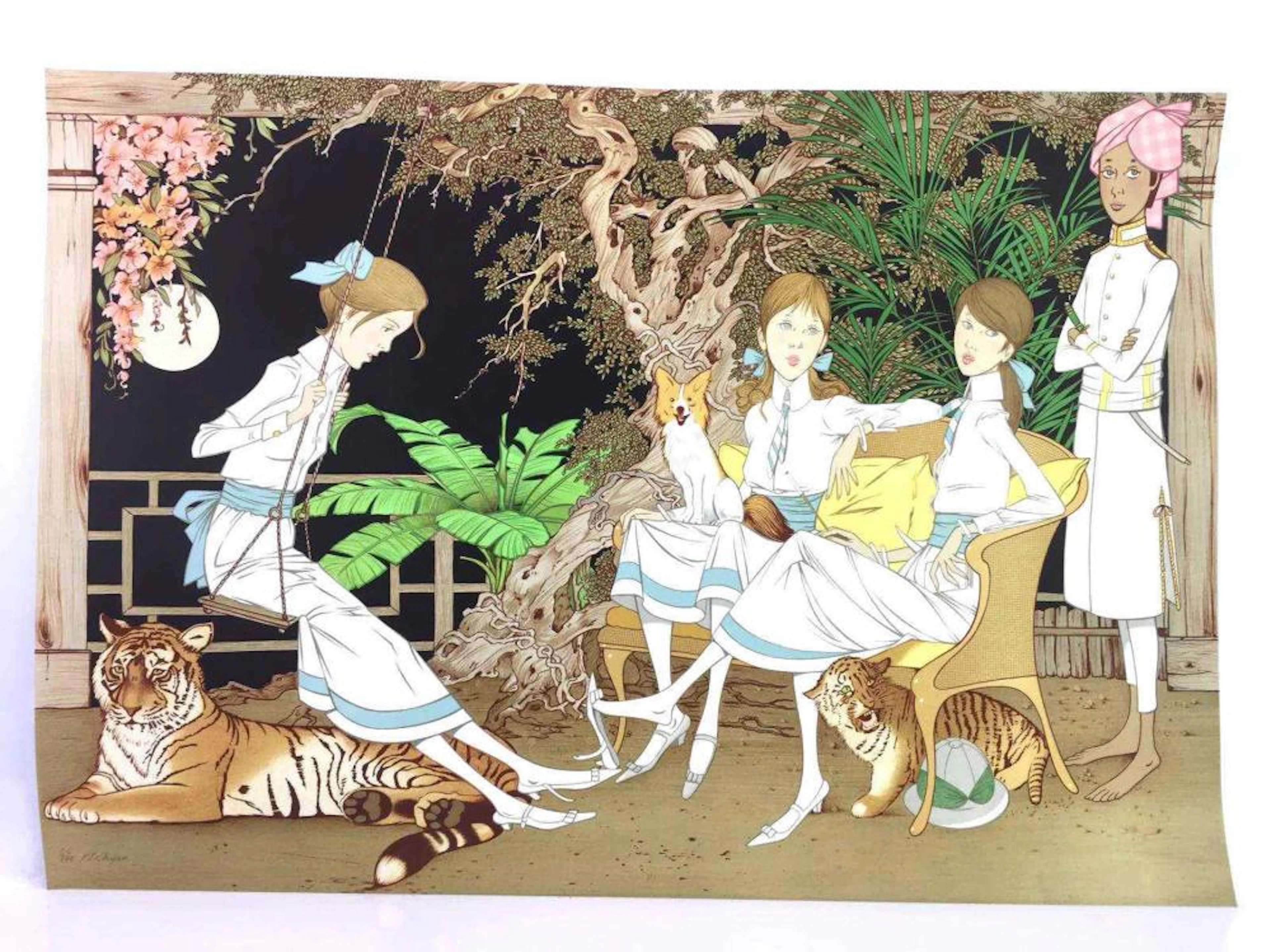 Phillipe Noyer, At the Garden Lithograph