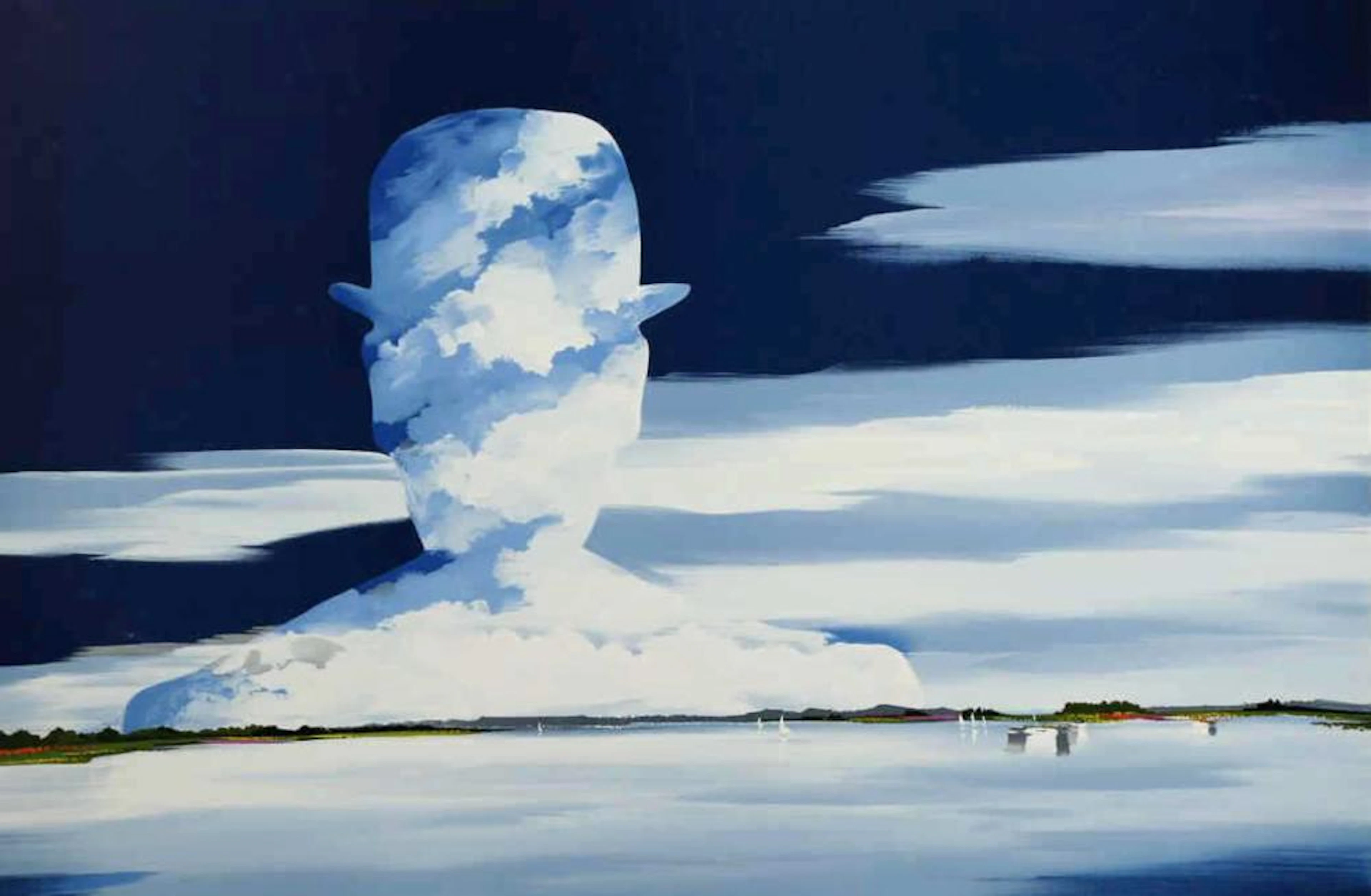Denoel Homage to Margritte Signed Print
