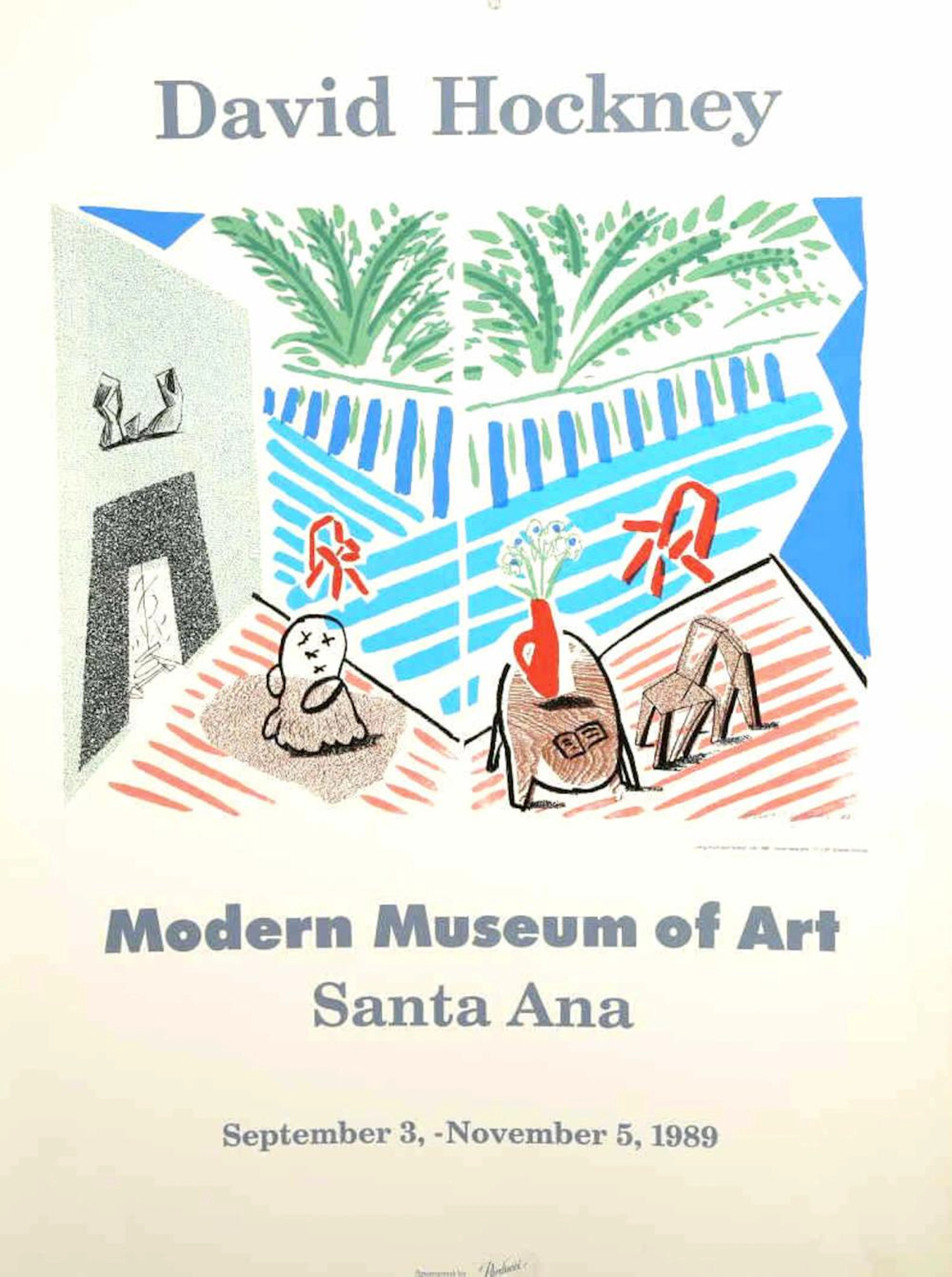 David Hockney Museum of Art Poster
