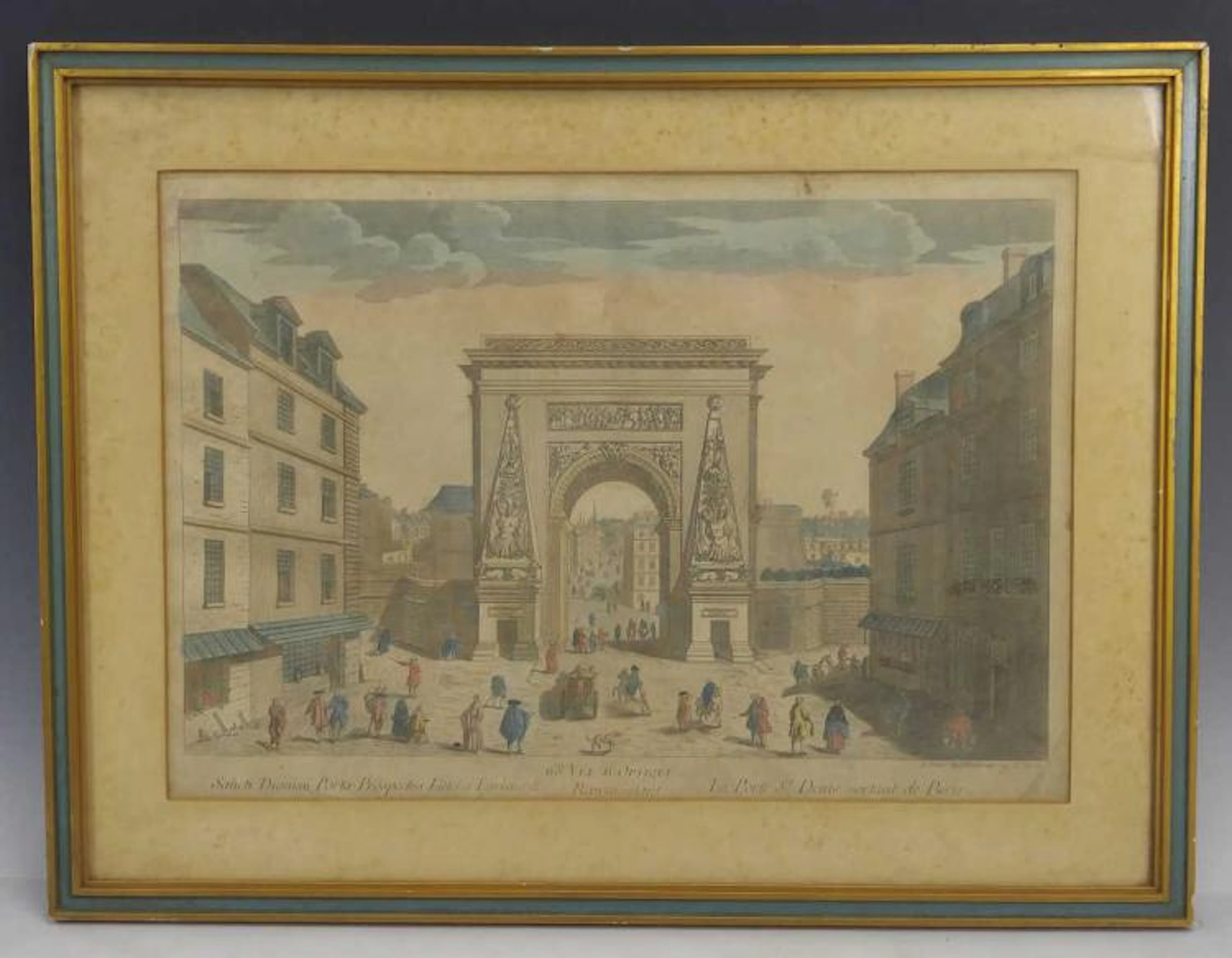 Paris Vu D' Optique Etching