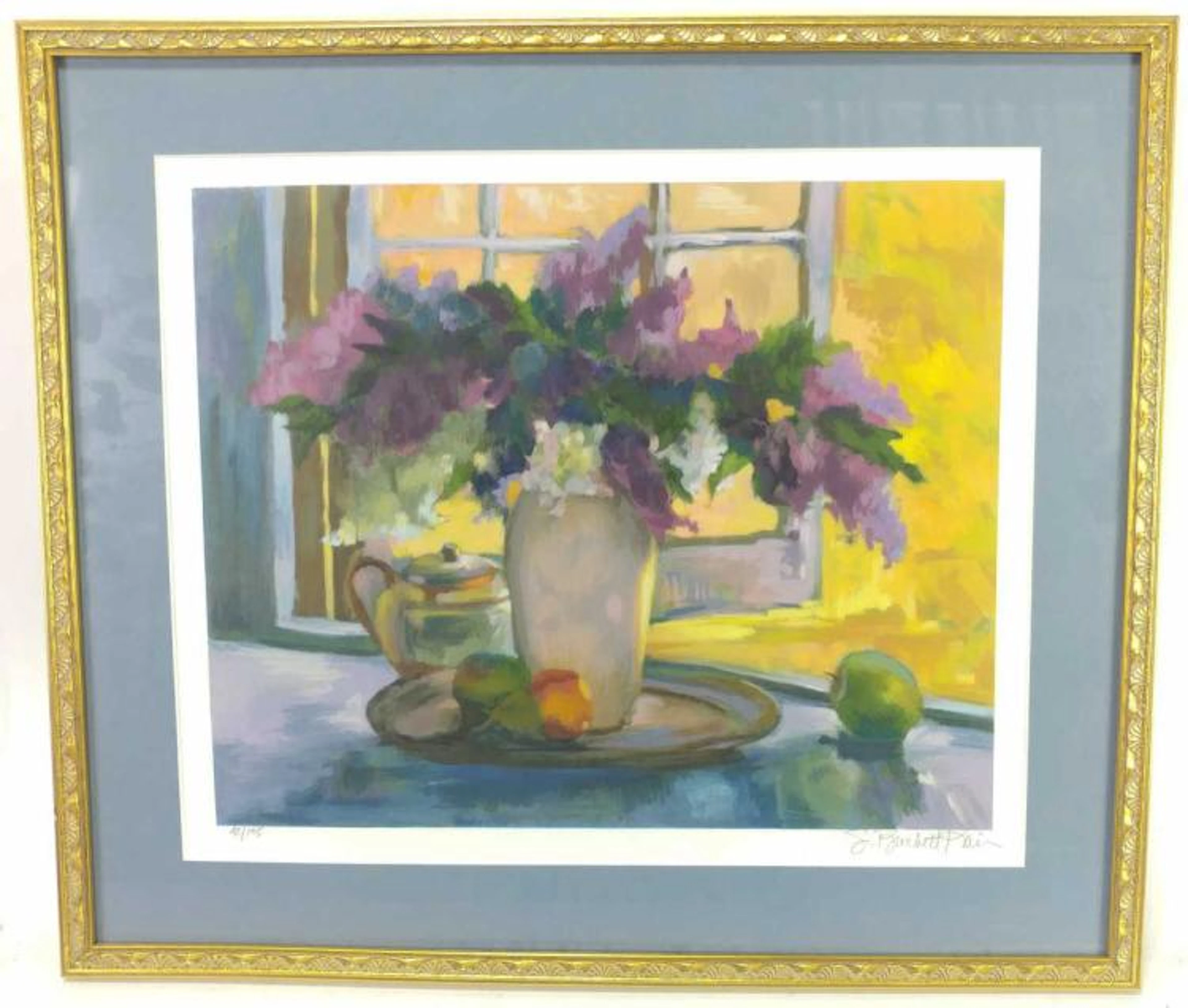 S. Burkett Kaiser "Breezy Lilac" Serigraph