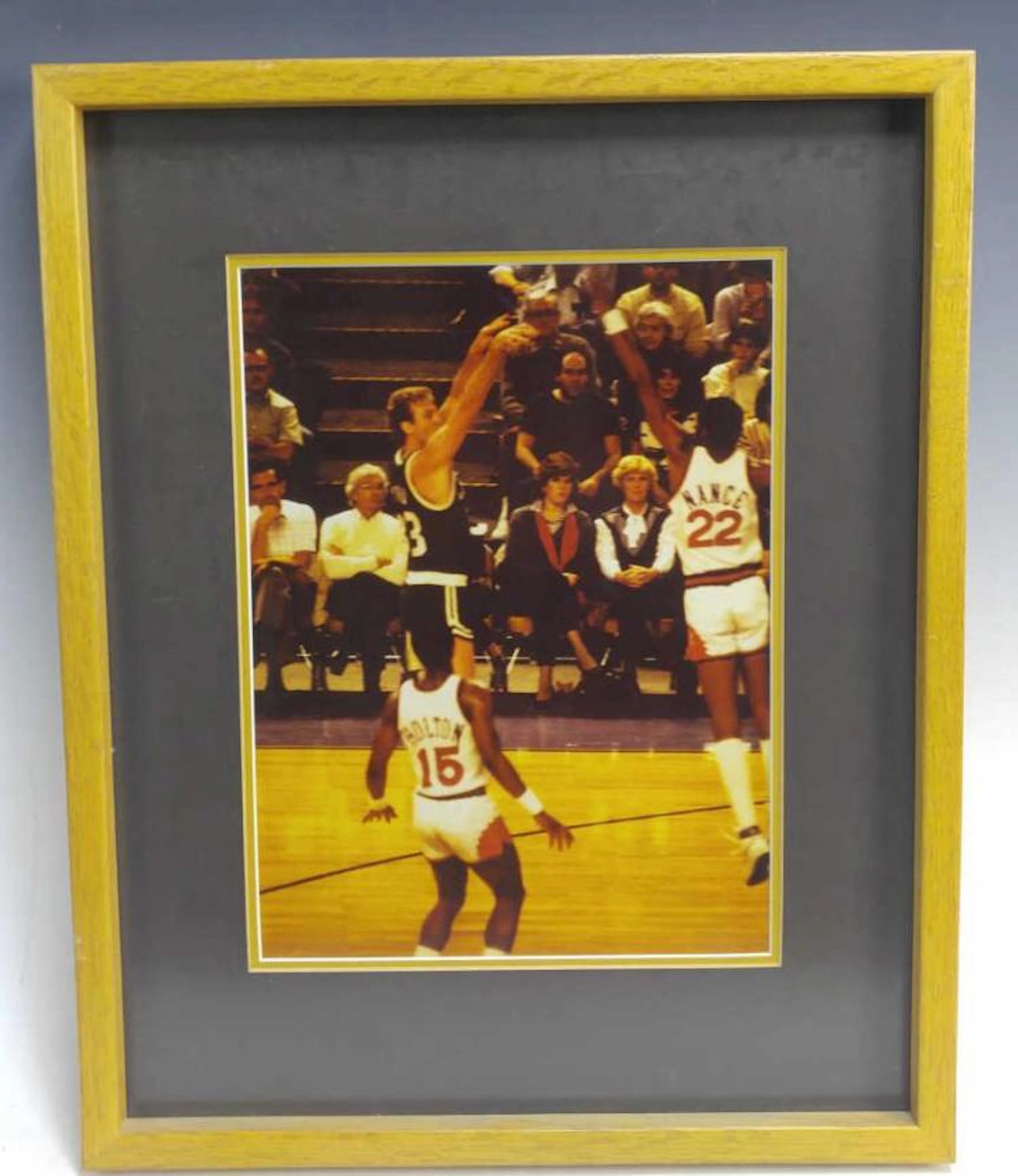 Larry Bird NBA Celtics Game Photo