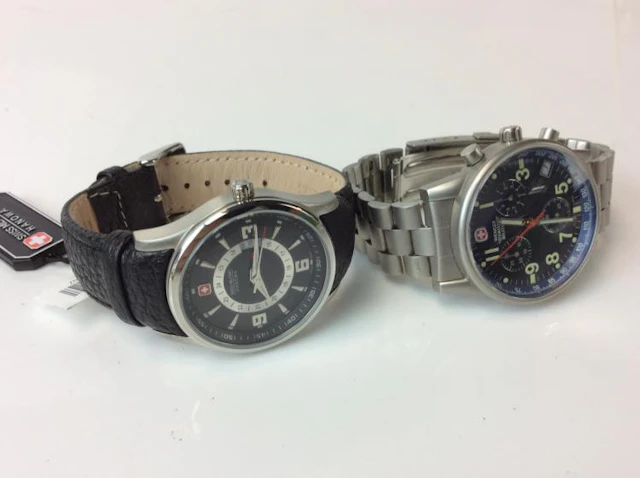 2Pc. Swiss Military Wencer & Hanowa Watches