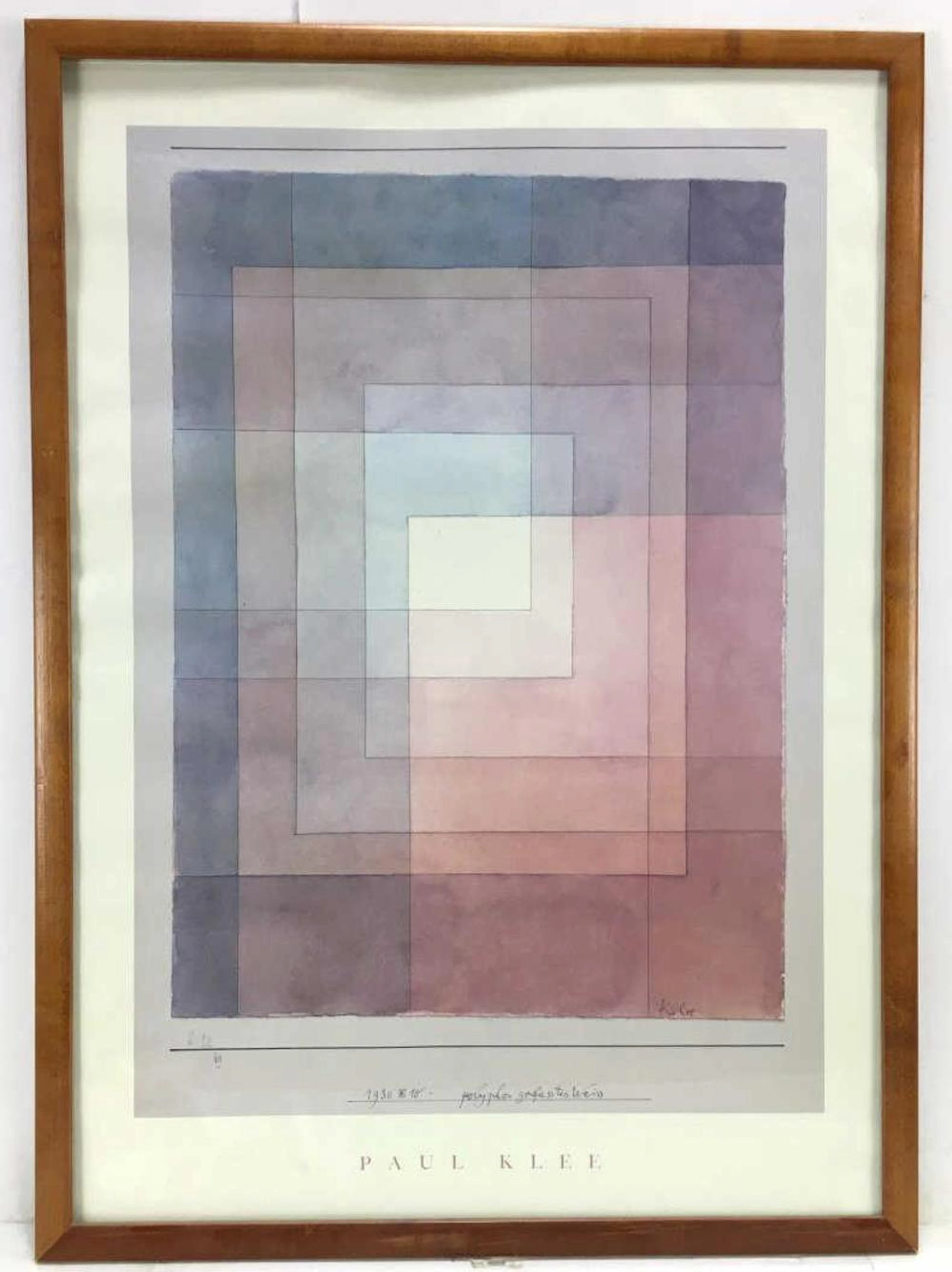 Paul Klee, Polyphon Gefasstes Weiss Poster