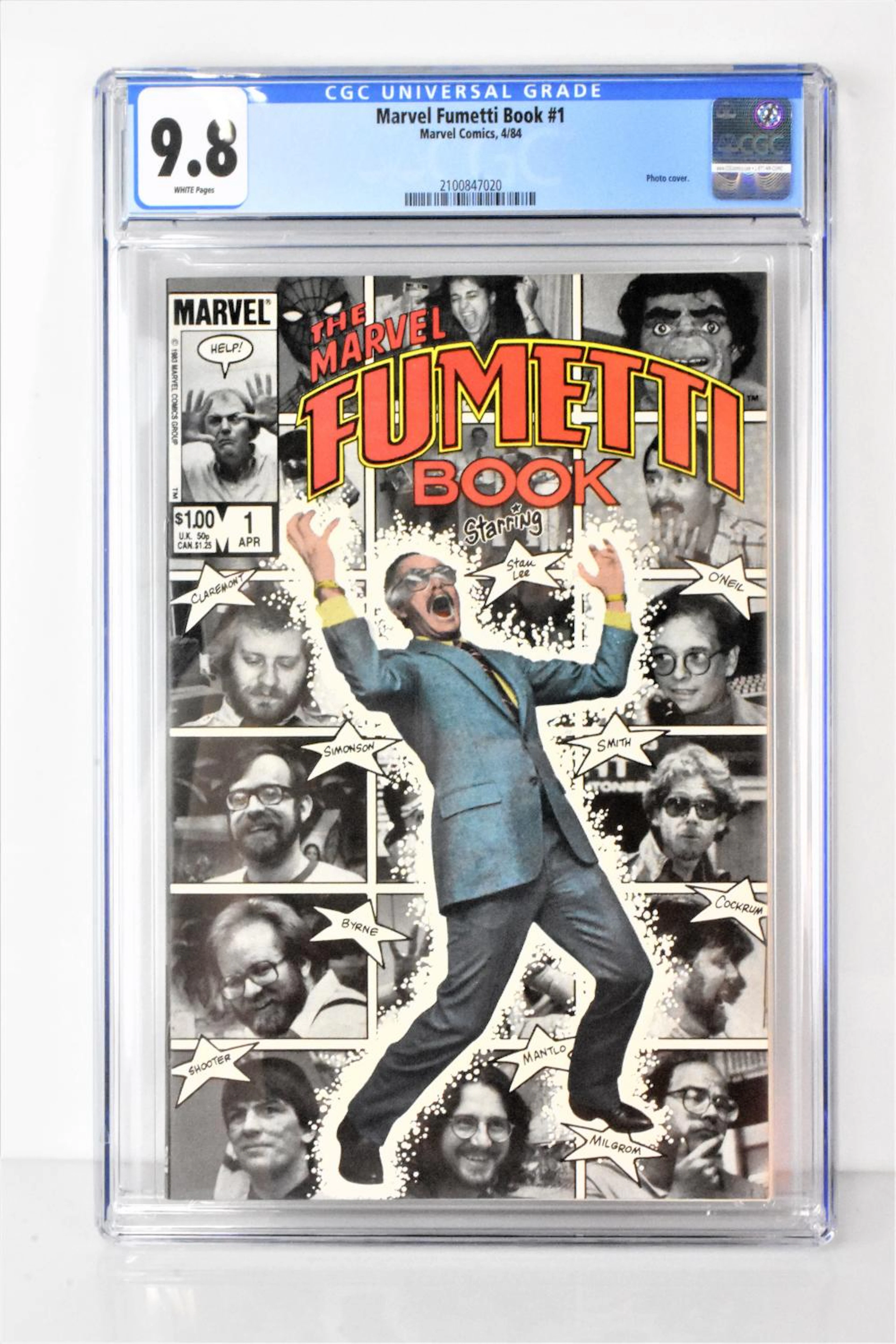 Marvel Fumetti Book #1 CGC 9.8