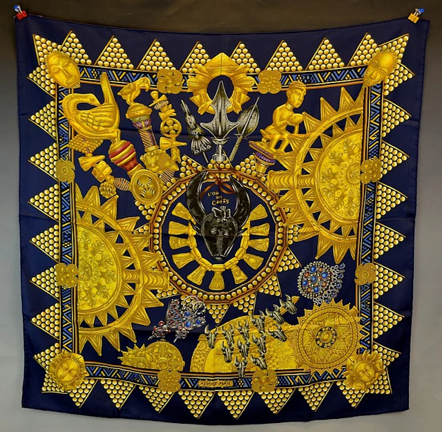 Hermes L'Or Des Chefs Scarf