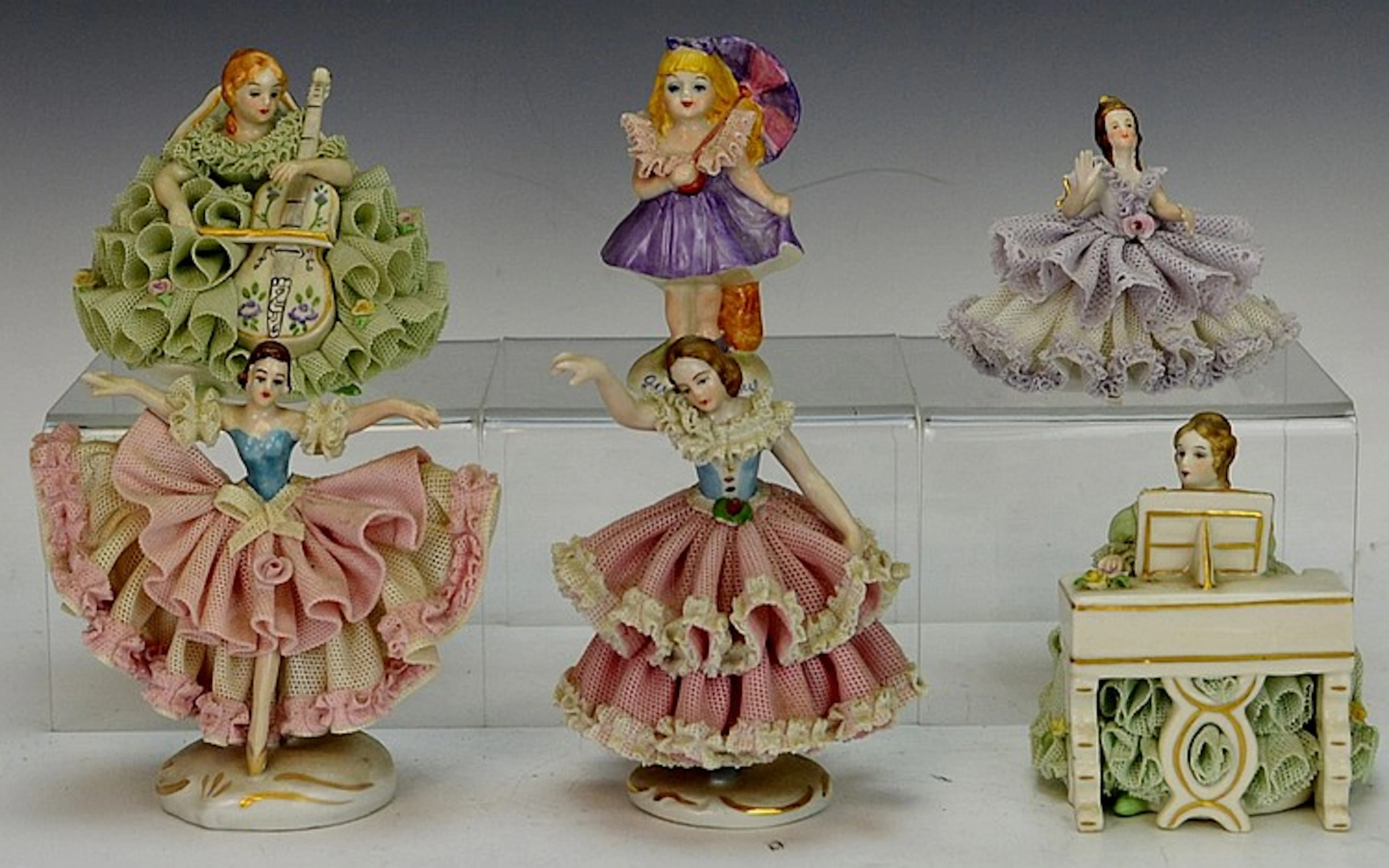 Irish Dresden Figure Grouping