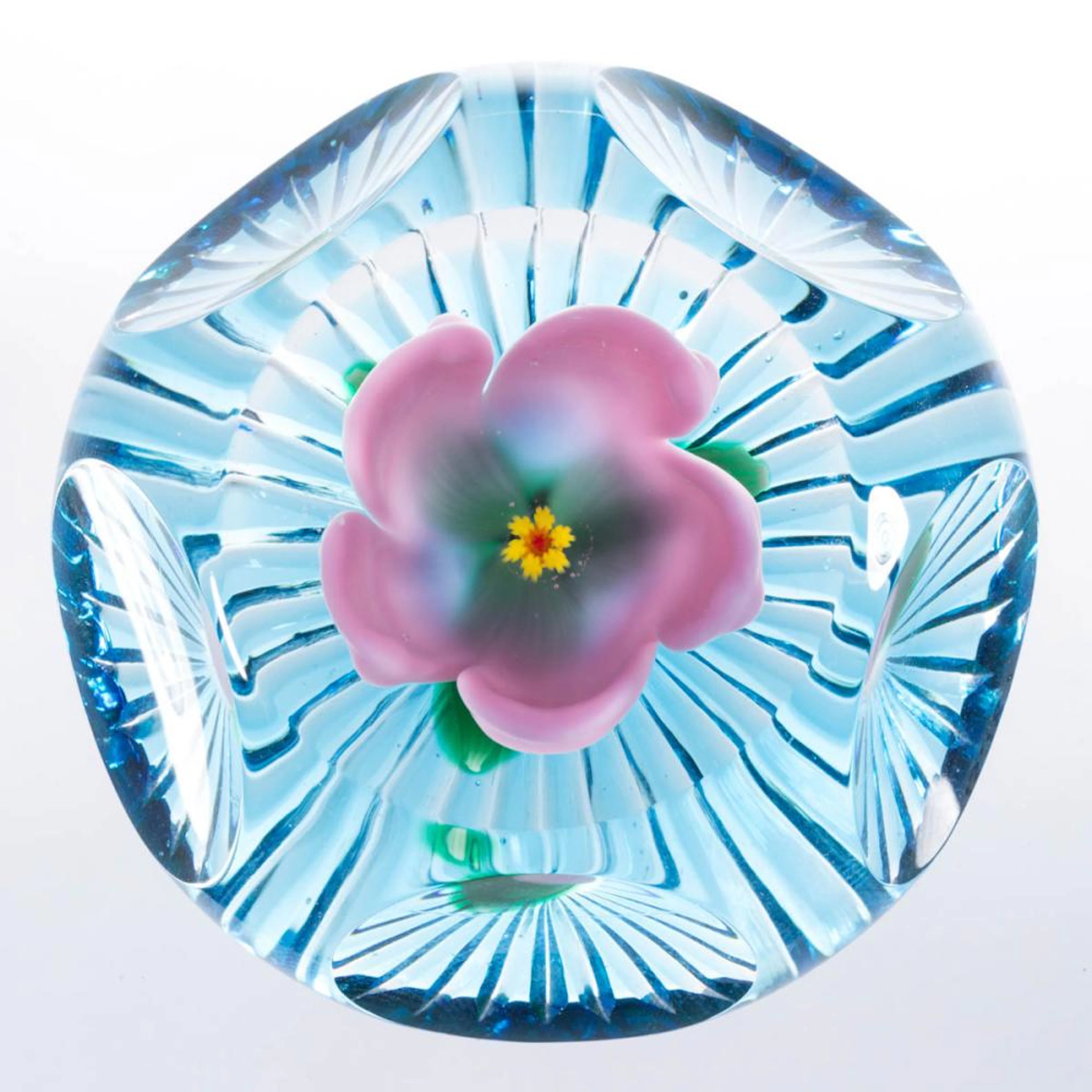 CHARLES KAZIUN JR STUDIO ART GLASS LAMPWORK PAPERWEIGHT