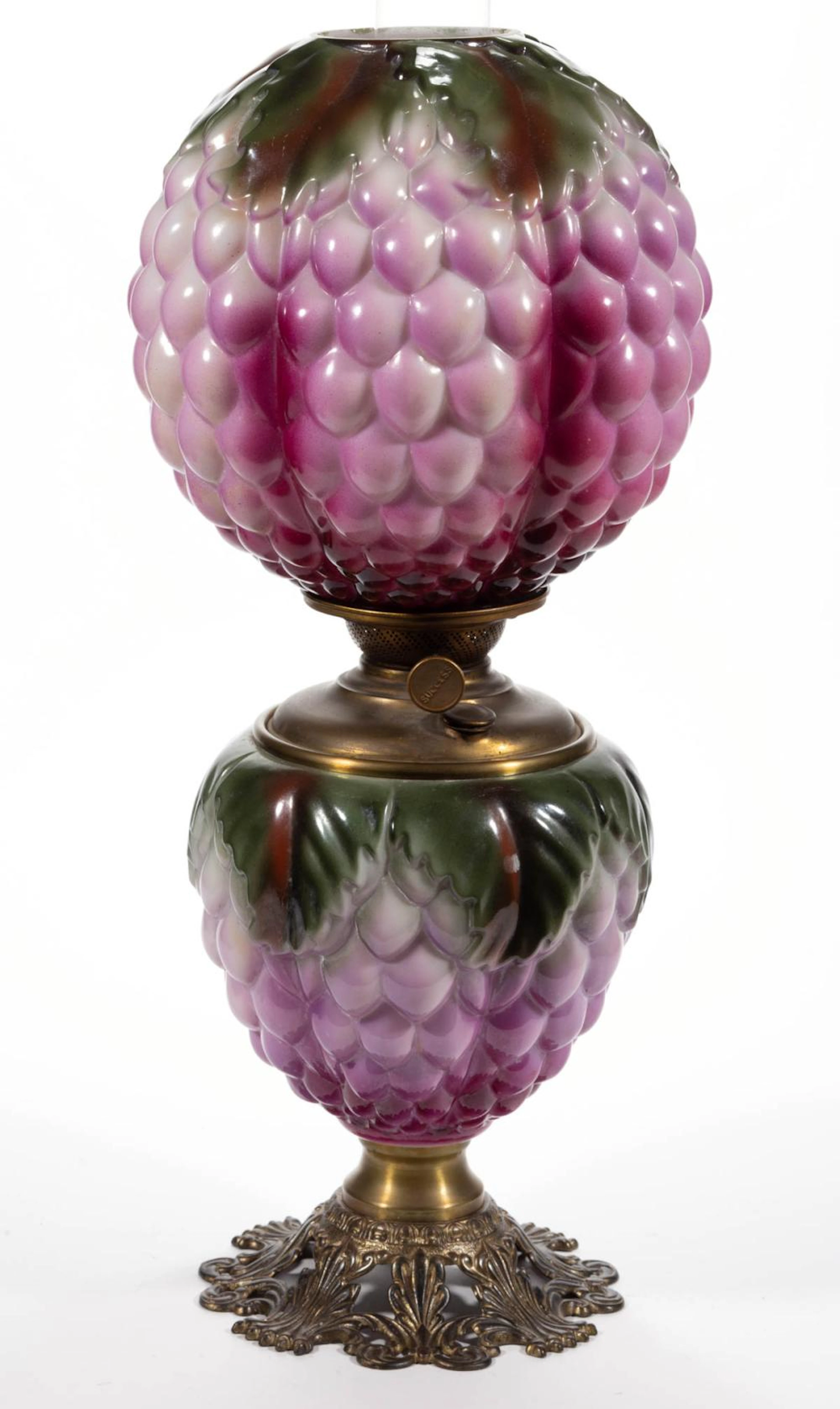 PITTSBURGH ARTICHOKE / BERRY KEROSENE GONE WITH THE WIND / PARLOR LAMP