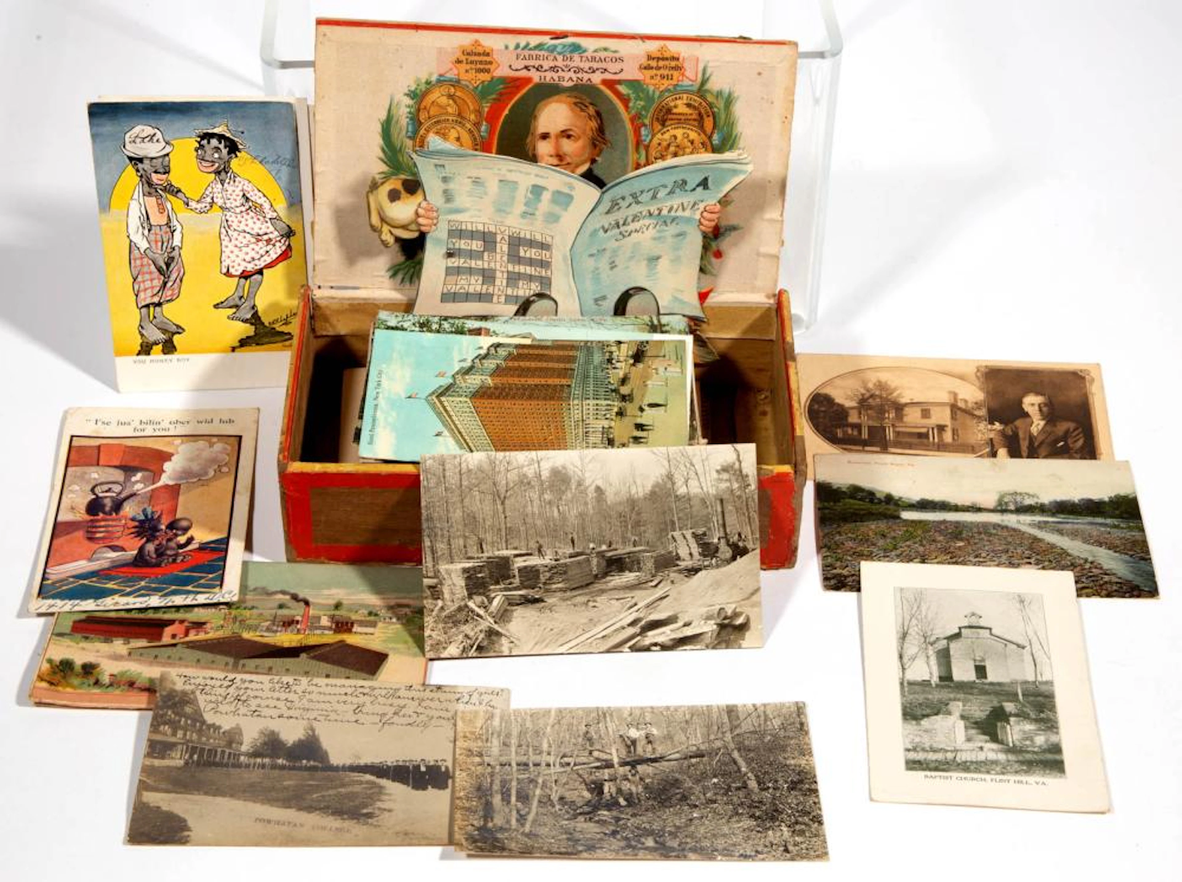 ASSORTED POST CARDS AND OTHER EPHEMERA, UNCOUNTED LOT