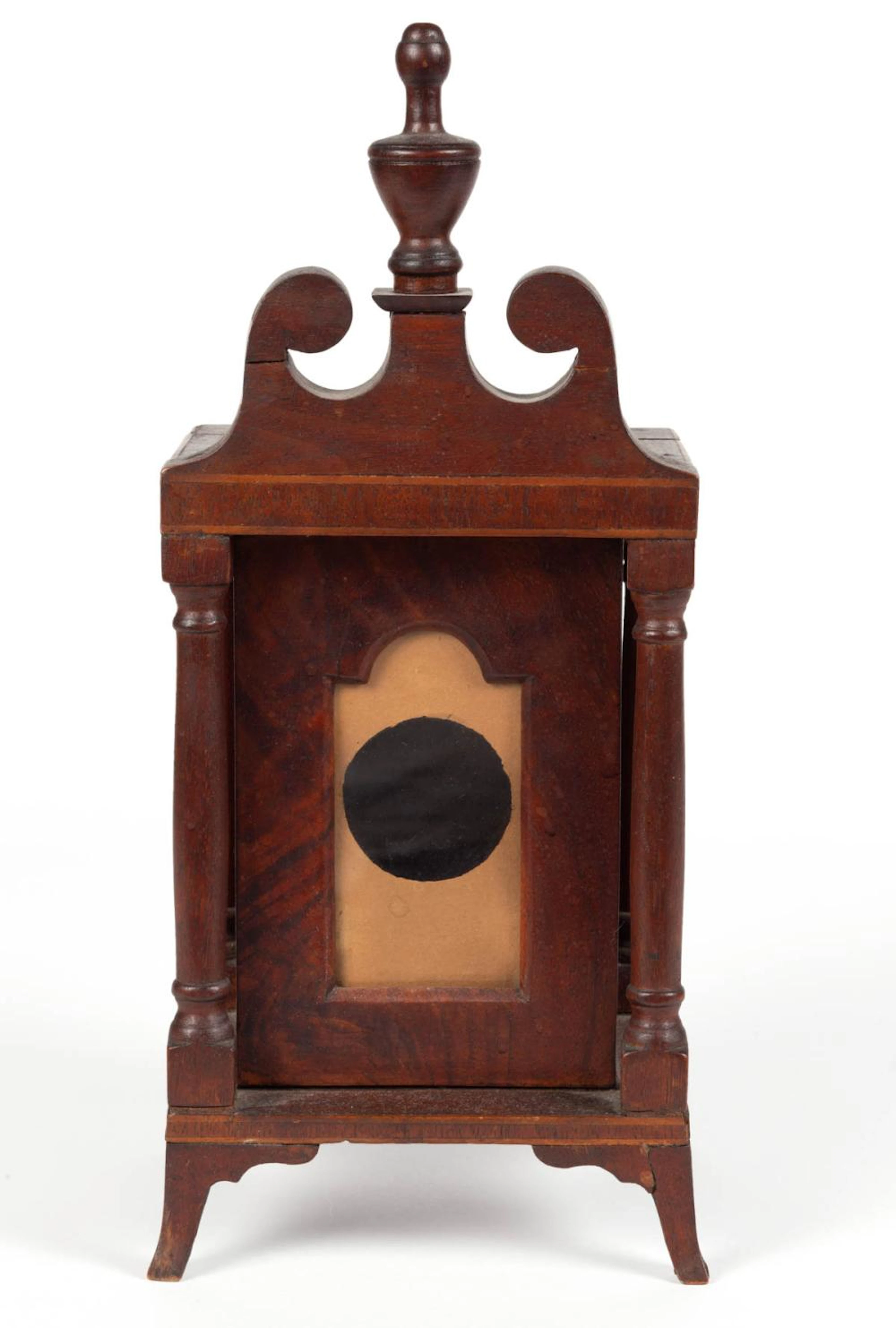 AMERICAN INLAID MAHOGANY WATCH HUTCH