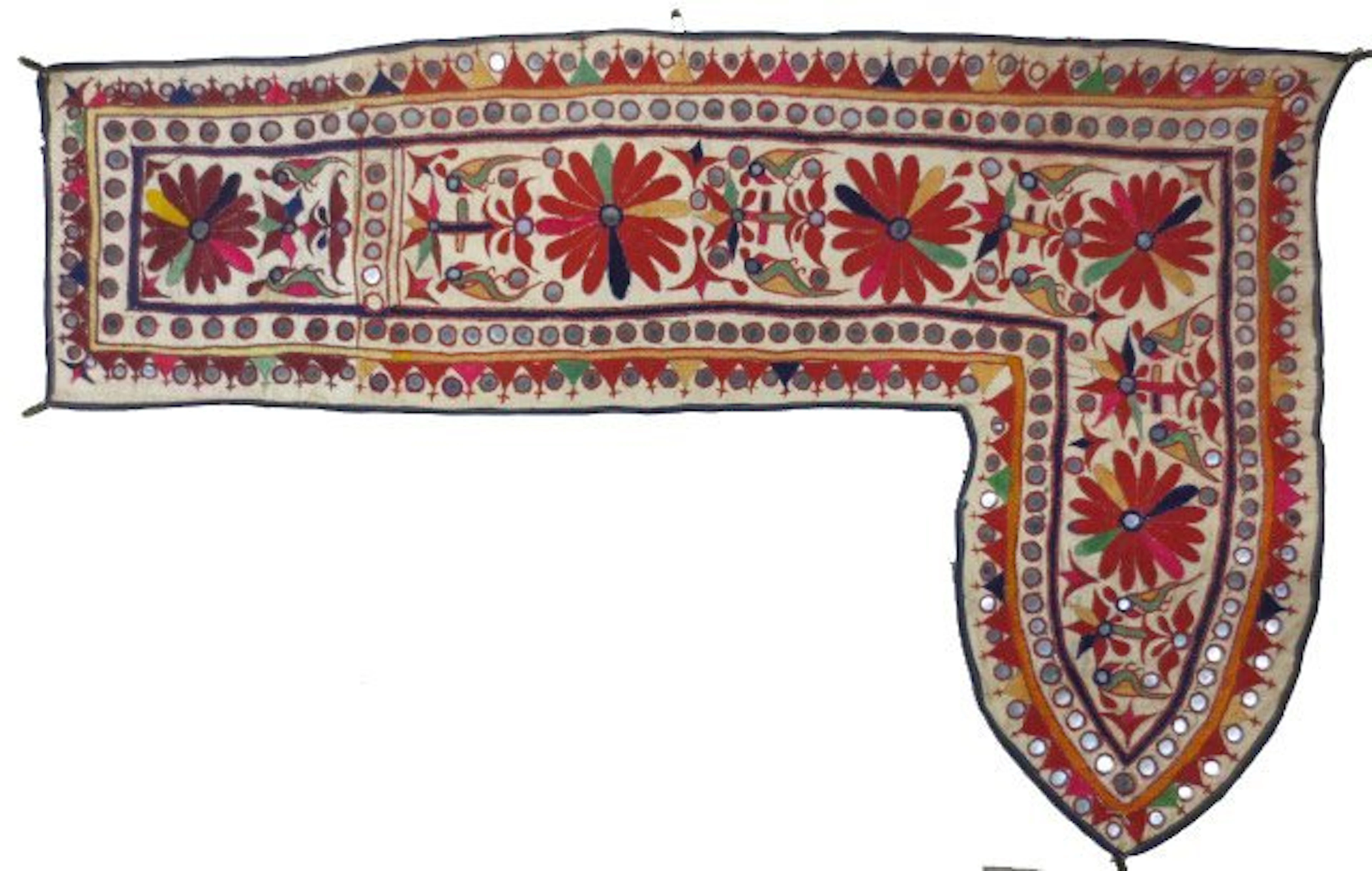 Moroccan, Grand Bazaar Woven Tapestry with inset