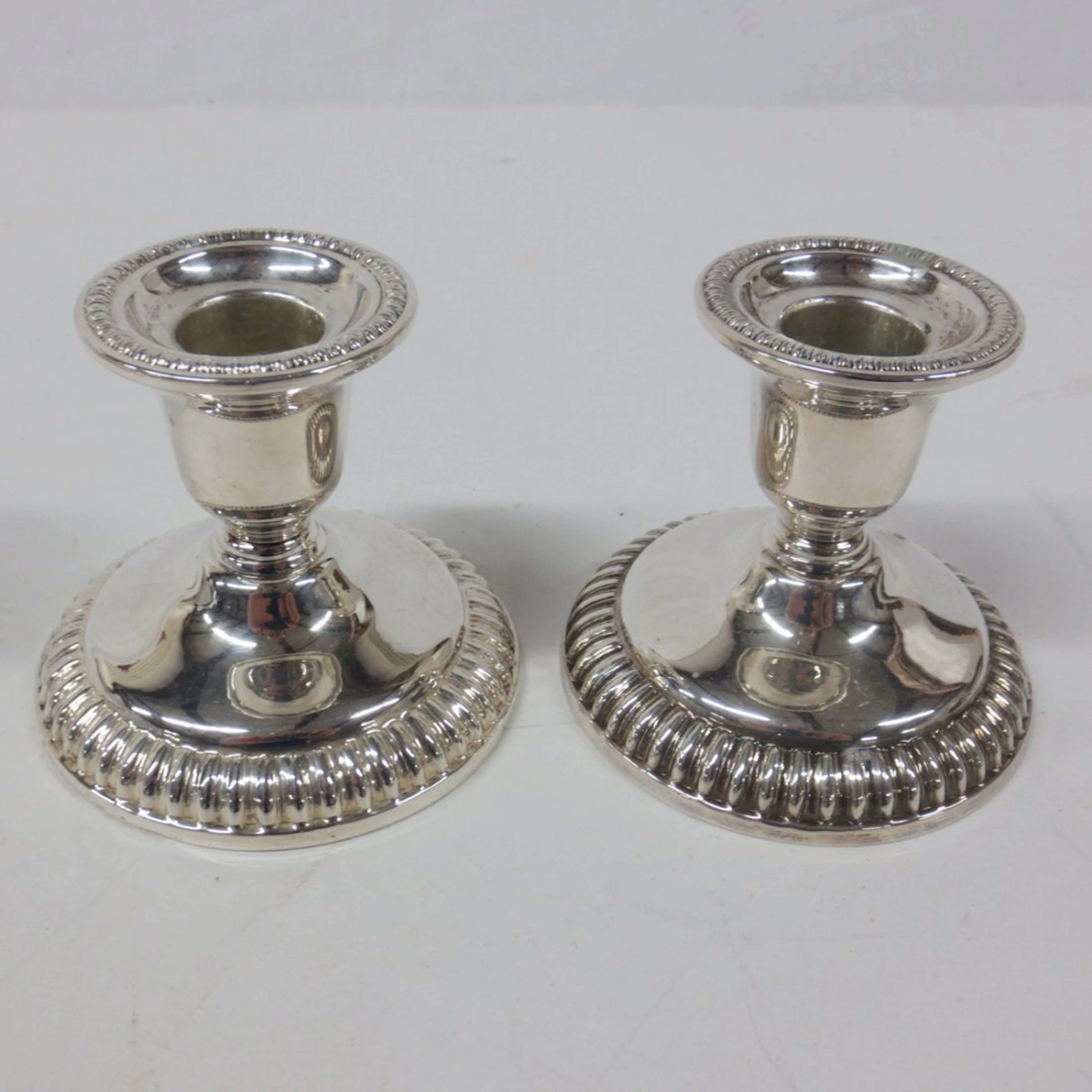Pr. Sterling Silver candleholders