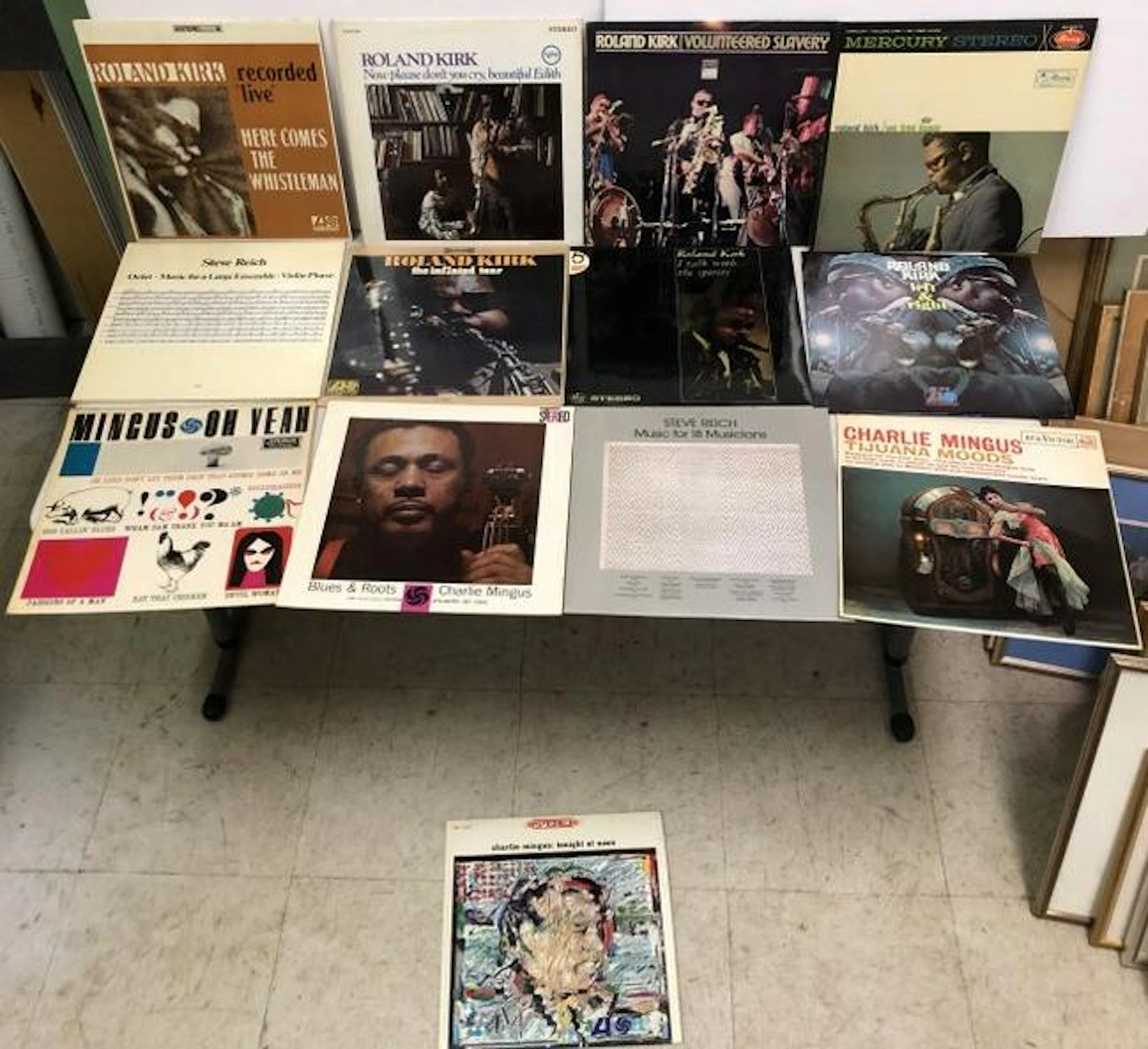 13 JAZZ/AVANT GARDE LPS MINGUS ROLAND KIRK STEVE REICH.