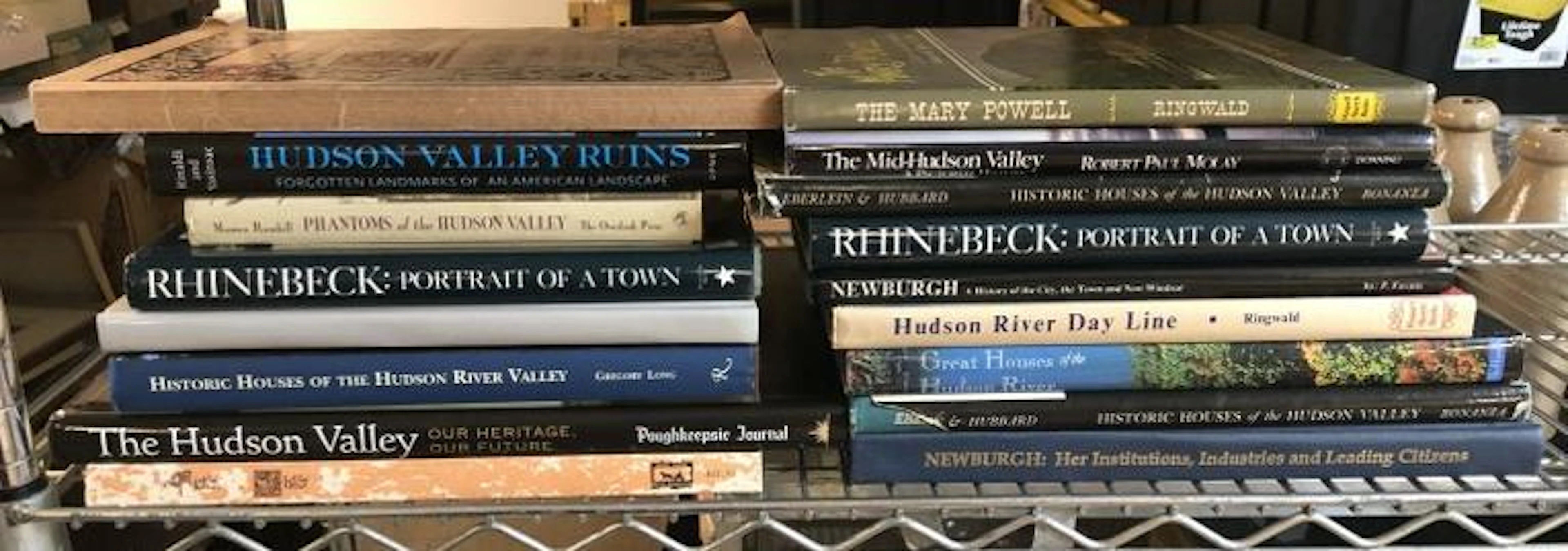 (17) HUDSON VALLEY RELATED BOOKS, MOSTLY ARCHITECTURE