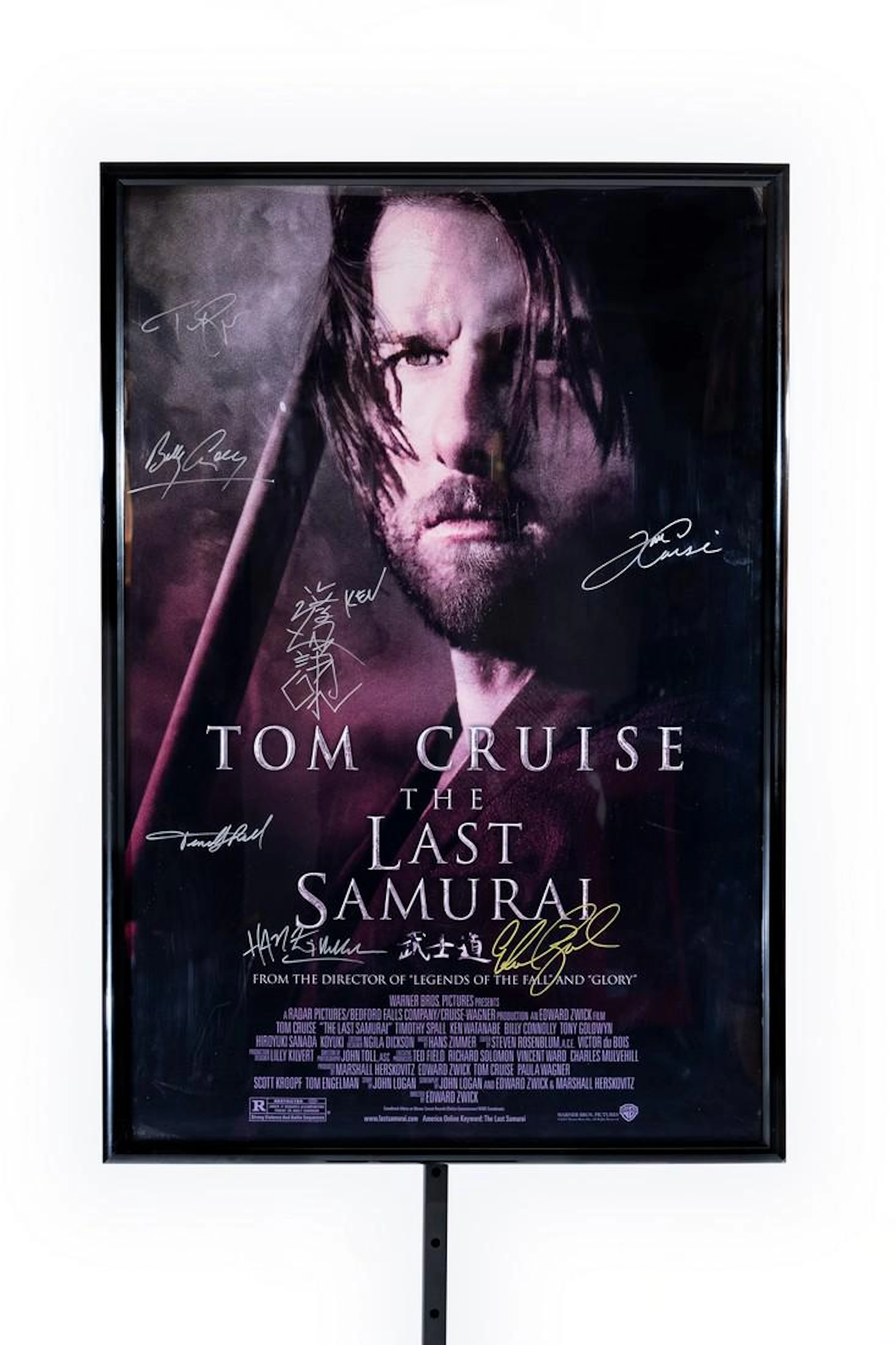 Autographed Last Samurai Movie Poster